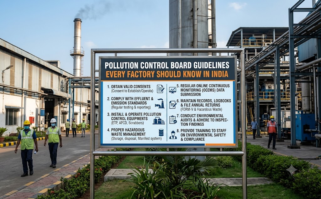 Pollution Control Board Guidelines Every Factory Should Know in India